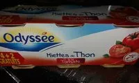 Mängden socker i Miettes de thon à la tomate