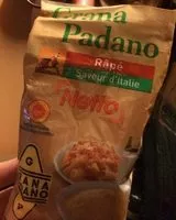 Mängden socker i Grana padano rape 12 mois aop lc 100g