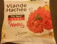 Mängden socker i Viande hachée surgelée