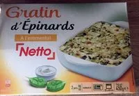 Mängden socker i Gratin d'épinards