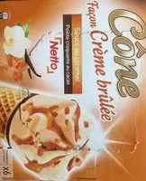 Mängden socker i Cône façon crème brûlée