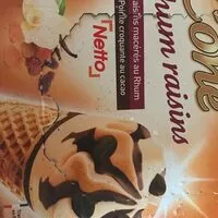 Mängden socker i Cône rhum raisin