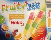 Mängden socker i Fruity ice