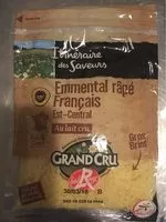 Mängden socker i Emmental râpé français igp label rouge