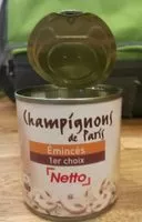 Mängden socker i Champignons de paris émincés X3