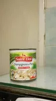 Mängden socker i Champignons de Paris entiers 1er choix les 3 boites de 115 g net égoutté