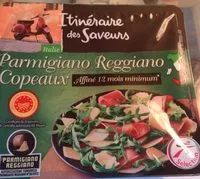 Mängden socker i Parmigiano reggiano copeaux aop