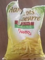 Mängden socker i Haricots beurre très fins