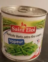 Mängden socker i Haricots verts extra fins coupés vapeur 225 g net égoutté