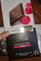 Mängden socker i Chocolat noir au éclats de framboise