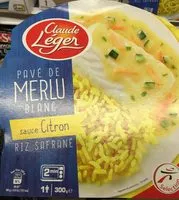 Mängden socker i Pavé de merlu blanc sauce citron riz safrané