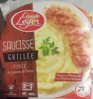 Mängden socker i Saucisse grillée Purée de pomme de terre