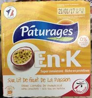 Mängden socker i En-K sur lit de fruit de la passion 0%