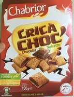Mängden socker i Crica Choc'