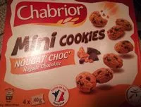 Mängden socker i Mini cookies chocolat & nougatine