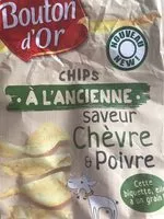 Mängden socker i Chips à l'ancienne saveur chèvre & poivre