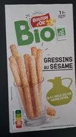 Mängden socker i Gressins au sésame bio