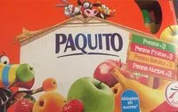 Mängden socker i Paquito Assortiment de compotes les 12 gourdes de 90 g