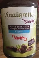 Mängden socker i Vinaigrette shaker