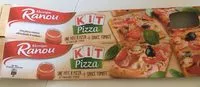 Mängden socker i Kit pizza le paquet de 600 g