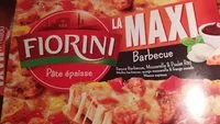Mängden socker i PIZZA Fiorini La maxi barbecue