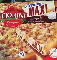 Mängden socker i Maxi moelleuse - pizza montagnarde