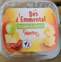 Mängden socker i Dés d'emmental