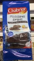 Mängden socker i Madeleines longues chocolat & pépites de chocolat le paquet de 250 g