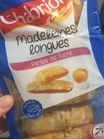 Mängden socker i Madeleines longues perles de sucre le paquet de 250 g