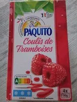Mängden socker i Coulis de framboises