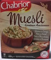 Mängden socker i Muesli graines anciennes