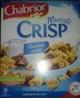 Mängden socker i Muesli crisp chocolat au lait