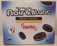 Mängden socker i Biscuits croquants noir et blanc