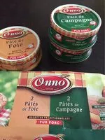 Mängden socker i Etui 2 pâtés de foie + 2 pâté de campagne