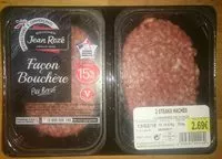 Mängden socker i Steaks Hachés Façon Bouchère Pur Bœuf 15% MG