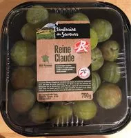 Mängden socker i Reine claude