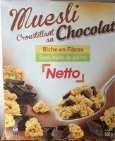 Mängden socker i Muesli croustillant au chocolat