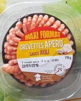 Mängden socker i Crevette apero'