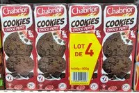 Mängden socker i Cookies choco pepit' le paquet de 200 g