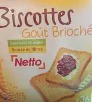 Mängden socker i Biscottes goût brioché