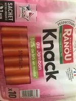 Mängden socker i Knack au jambon