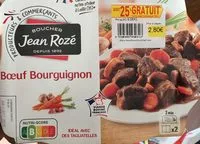 Mängden socker i Boeuf bourguignon