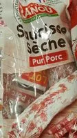 Mängden socker i Saucisse seche pur porc