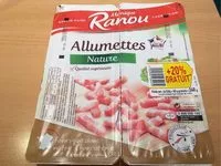 Mängden socker i Lardons Allumettes