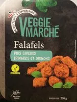 Mängden socker i Falafels pois chiches épinards & oignons