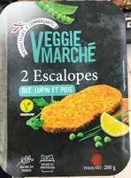 Mängden socker i Escalopes Ble Lupin Et Pois