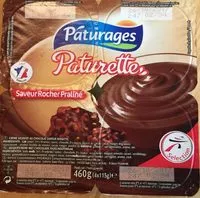 Mängden socker i Paturette saveur rocher praliné