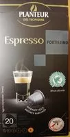 Mängden socker i Espresso Fortissimo
