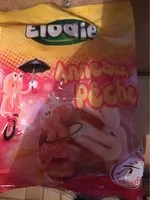 Mängden socker i Anneaux Pêche