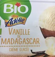 Mängden socker i Crème glacée vanille de madagascar bio